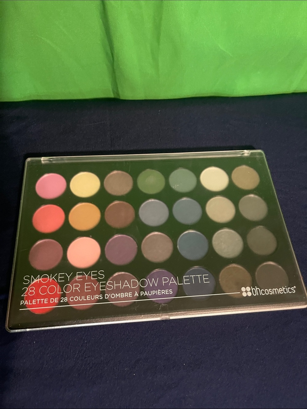 BH Cosmetics 28-Color Eyeshadow Palette — Pinks, Purples, Blues & Neutrals